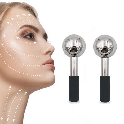 China Anti-Puffiness 2020 Best Selling OEM Stainless Steel Massage Ice Facial Globes In Face Beauty Equipment for sale