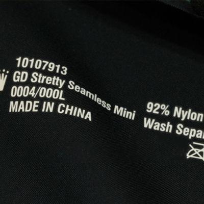 China Shipped Cambodia Tagless Viable Custom Design Retail Garment Fabric T-Shirt Labels For Clothing for sale