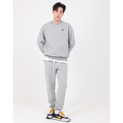 China Breathable Casual Unisex French Terry Pullover Custom Long Sleeve Cotton Tops Pants Sportswear Men Tracksuit OEM for sale