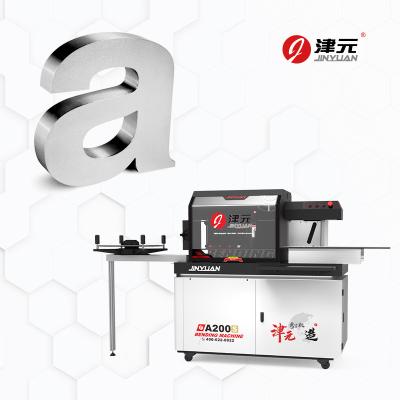 China Manufacturing Plant Jinyuan A200S Acrylic Stainless Steel Bender Automatic Letter Bending Machine for sale