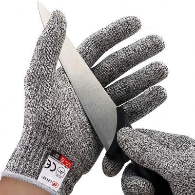 China Cheap level 5 cut resistant gloves food grade cut resistant butchering fishing labor cut resistant safety gloves for kitchen for sale