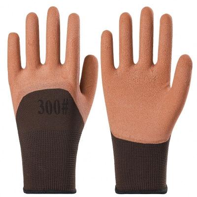 China Colorful High Elasticity 10 15 Soft Logo Custom 13 Gauge Nylon Cotton Latex Coated Gloves For Workshop Work for sale