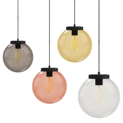 China Hotel Light Fixture Modern Victorian Acrylic Globe Pendant Lamp Simple White Bright Europe Minimalism Light OEM Customized for sale