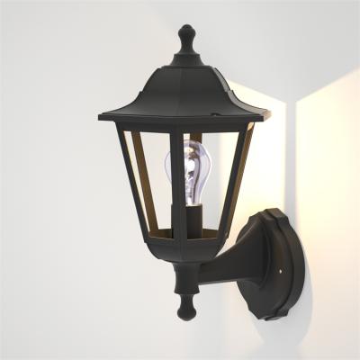 China Large Street Garden High End Smart External Home New Door Vintage Black Interior Wall Light for sale