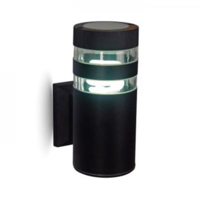 China Modern Outdoor E27 Tempered Glass Led Luxury Black Wall Light for sale