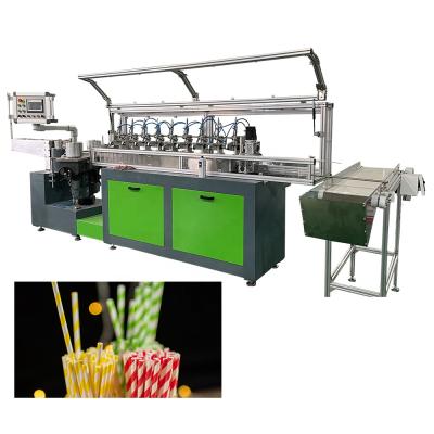 China Hotels Straw Rice Paper Straw Bending Drinking Paper Best Selling Straw Paper Making Machine for sale