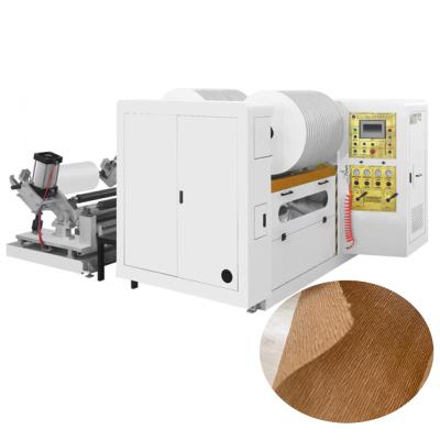 China Paper Slitting Machine-Hotels Kraft Paper Crepe Heat Sensitive Paper Roll Slitting Machine for sale