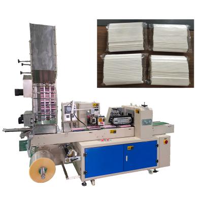 China Food Straws Packaging Machine Factory Multi Group Straws Biodegradable Paper Wrapping Machine for sale