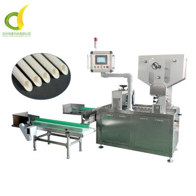 China Drinking Straw Industry Paper Straw Bevel Drinking Paper Cutting Machine Straw Bevel Cut Machine Price for sale