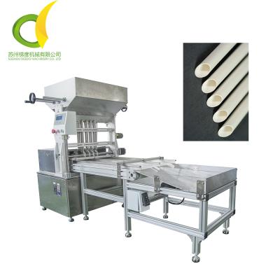 China Hotels Trim Slitter, 45 Degree Oblique Pointed End Paper Straw Machine for sale