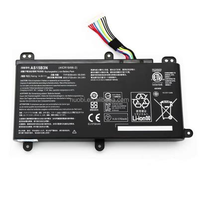 China Video Game Player AS15B3N Luthium Computer Battery Notebook Laptop Battery For AC Tor G9-791 G9-792 G9-591 G9-591R G9-592 Er Preda for sale