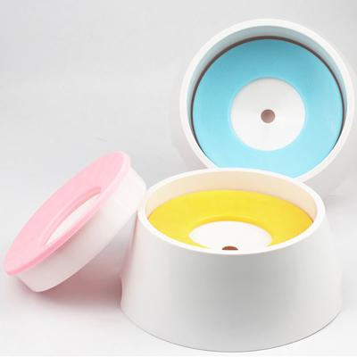 China New Style Sustainable Dog Water Feeding Bowl Avoid Mouth Exit Wet Cat Drinking Bowl Detachable Feeder For Pet for sale