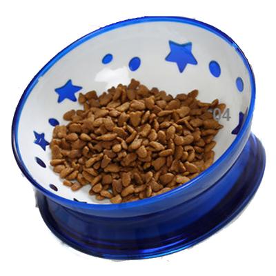 China China factory sale wholesale viable modern plastic star profile dog feeding bowl for sale