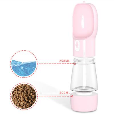 China Outdoor Sustainable Popular Portable Food And Drinking Water Bottles For Pets for sale