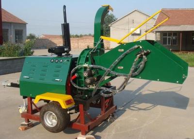 China Dual Hydraulic Automatic Feeding Disc Wood Chipping Machine Heavy Duty Wood Chipper for sale