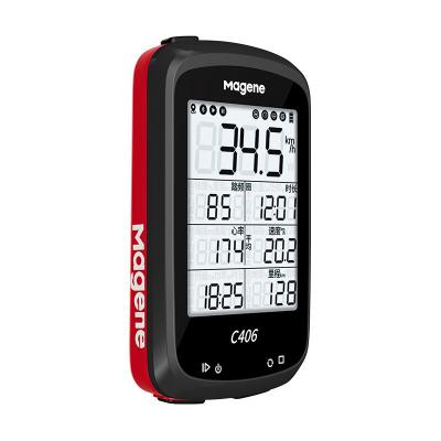 China Magene Maijin C406 Bicycle Mountain Road Bike Riding GPS Bike Tachometer Odometer Wireless Smart Bike Computer MB2 for sale