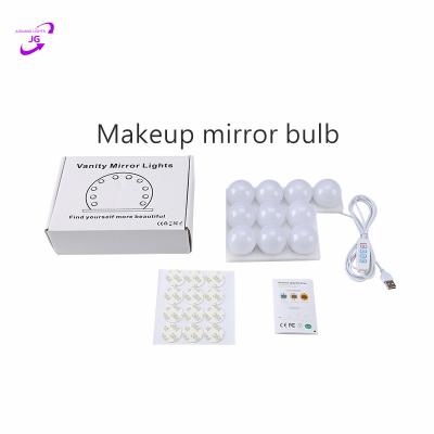 China EUROPEAN Hot Seller Vanity Dressing Table Hollywood Style 10 Bulbs Kits Make Up Vanity Mirror Led With Lights for sale