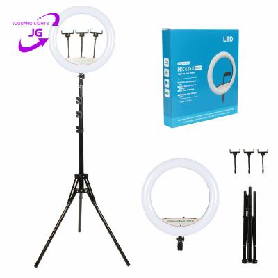 China Juguang Rl14 Selfie Ring Light 2700-6500k 14inch PORTABLE Beauty Fill Light with 2.1m Tripod Stand for Visual Live for sale