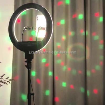 China PORTABLE Makeup 13inch 33cm RGB Color Photography Low Price Music Sound Control Led Selfie Phone With Tripod Stand for sale