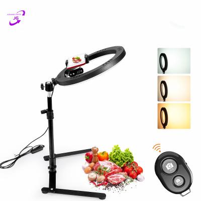 China Mini Best Price Aerial Shooting Bracket Ring Fill Light Set Beautifying 10inch Led Light Selfie Light for sale