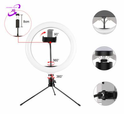 China Mini 2022 In Running Ring Fill Light 6inch 8inch 10inch 12inch 26cm Usb Charging Dimmable Selfie Makeup Photographic Lighting Light for sale