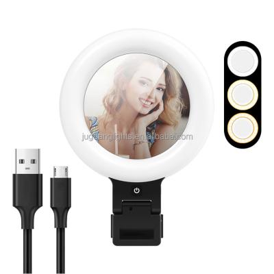 China Photographic Mini Low Exquisite Ring Light And Makeup Mirror Price Lighting 6 Inches To Make Up for sale