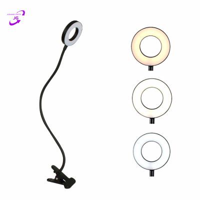 China Mini Pro Quality Light For Video Meetings Zoom Ring Light 3.5inch Led Desk Light With Clamp For Video Conference for sale