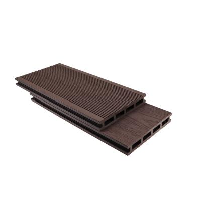 China Outdoor hollow walkway 3d decking swimming pool decking modern embossing wood wpc floor for sale