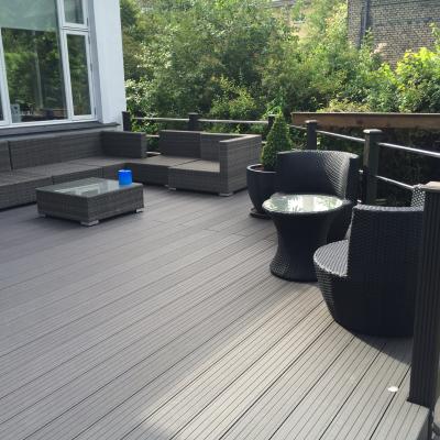 China Traditional Exterior Panel Solid Wpc Porcelain Composite Decking for sale