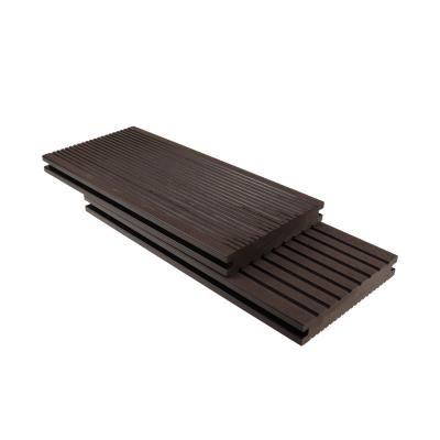 China Traditional wood wpc waterproof interlocking plastic composite solid decking for sale