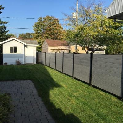 China modern coextrusion waterproof modular wpc fence panels for garden for sale