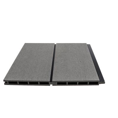 China Sustainable easy installation recycled wpc modular composite fencing exterior panels for sale