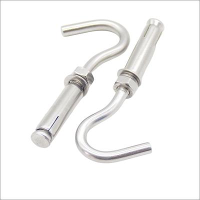 China Building Construction Expansion Bolt With Hook High Quality Metal Widely Used Shape Expansion Screw Hook for sale