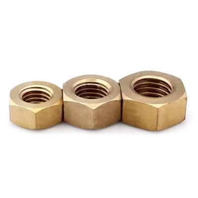 China Heavy Industry China Factory Fastener Copper Products Nuts Copper Brass Hardware Standard Parts With High Quality And Low Price for sale