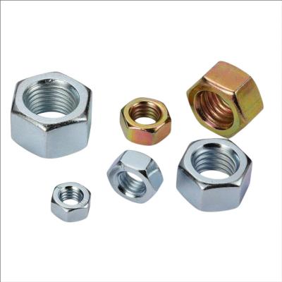 China Heavy Industry China Fastener Factory Carbon Steel Electro Galvanized Hex Nut Level 4.8 for sale