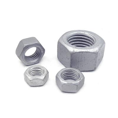 China Heavy Industry Hot Dip Galvanized Hex Nut for sale