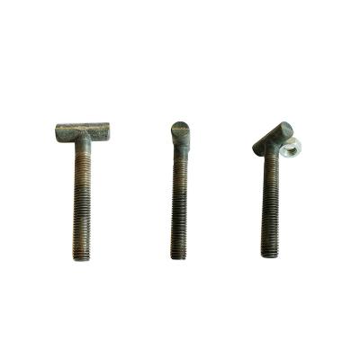 China Steel Carbon Steel 4.8 Grade Plain T Head Bolt for sale