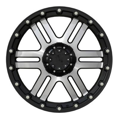 China Aluminum TS19AZ312 20*9.0 5*127 6*130 5*139.7 6*139.7 light truck pick up 4*4 wheels offroad car rims aluminum alloy wheels for sale