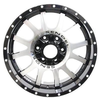 China Off-road wheel rims TS020214 new design 4*4 alloy wheel rims black car alloy wheels 6 holes 18 inch casting wheel rims for sale