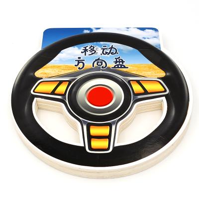 China Educatoinal Toys Help You Kids Study Driving Novelty Car Toys Book Steering Talking Book Shaking Promtions for sale