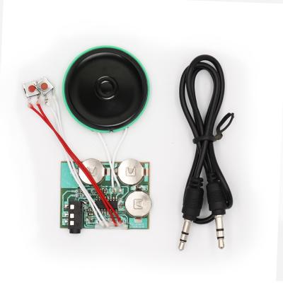 China Eco-freindly factory supply customized mp3 greeting card recordable sound module for sale