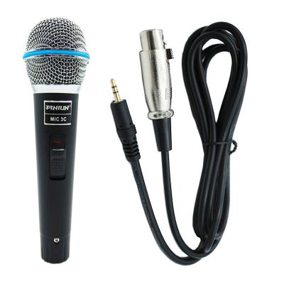 China HongYin A2 Microphone Karaoke Stage Use MIC Portable Professional Microphone Cable Handheld Professional for sale