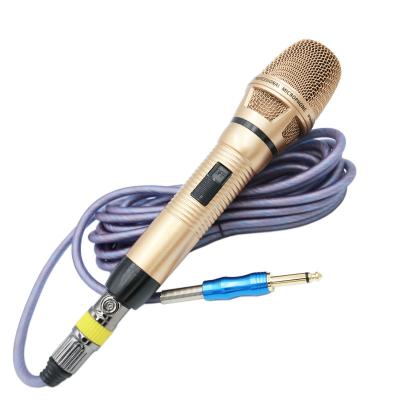 China HongYin A12 Microphone Karaoke Stage Use MIC Portable Professional Microphone Cable Handheld Professional for sale