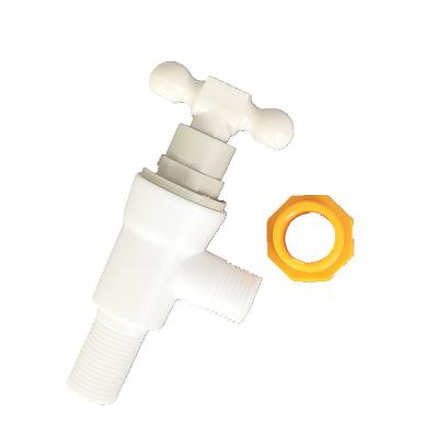 China cheap sound plastic handle angle valve price ABS pp angle water t type valve for sale