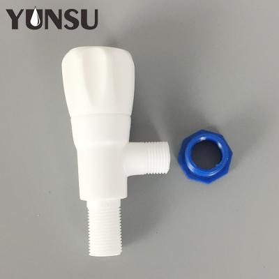 China Shower Room PP Plastic Foot ABS Low Price Ball Angle Valve for sale