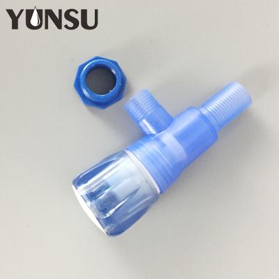 China Stop Valve Handle Small Angle ABS Plastic Pipe PP Ball Blue Check Valve for sale