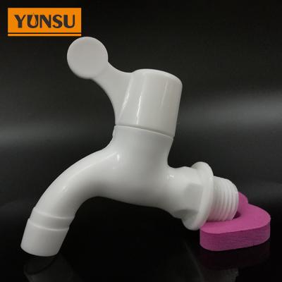 China New Design PP Faucets Mini Taps White ABS Plastic Single Hole Kitchen Faucet Health Faucet for sale