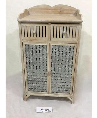 China Factory sales antique furniture multi function solid wood wooden cabinet designs with drawers and doors for living room for sale