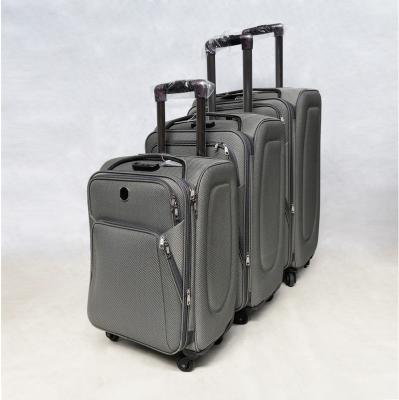 China Trolley 4 Wheels Soft Suitcase Luggage Rolling Bags Hot Sale Fabric Trolley Luggage Rolling Bags For Women Men for sale