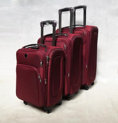 China Soft Trolley Luggage China Factory Carry On Case Soft Luggage Trolley Suitcase Luggage Bag for sale